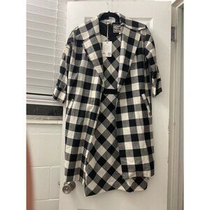 Pink Martini Plaid Dress with Coat